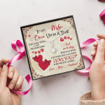 To My Wife Once Upon A Time I Became Yours and You Became Mine Love You Forever And Always Alluring Beauty Necklace