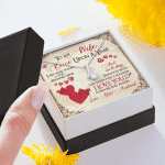 To My Wife Once Upon A Time I Became Yours and You Became Mine Love You Forever And Always Alluring Beauty Necklace