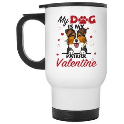 14 oz. White Travel Mug