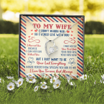 Valentines Gifts for Her To My Wife I Didn't Marry You so I Could Live with You Forever Love Pendant Necklace
