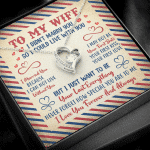Valentines Gifts for Her To My Wife I Didn't Marry You so I Could Live with You Forever Love Pendant Necklace