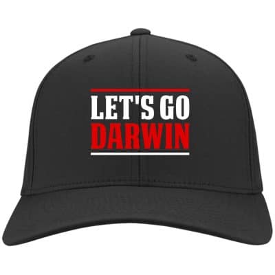 2TM. Lets Go Darwin HAT, Black, Twill Cap