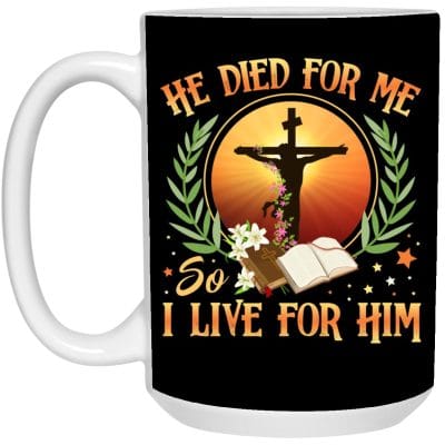 15 oz. White Mug