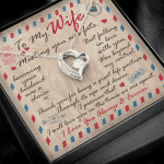 Husband to My Wife Meeting You Was Fate Becoming Your Husband Was a Choice Forever Love Pendant Necklace