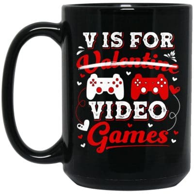 15 oz. Black Mug