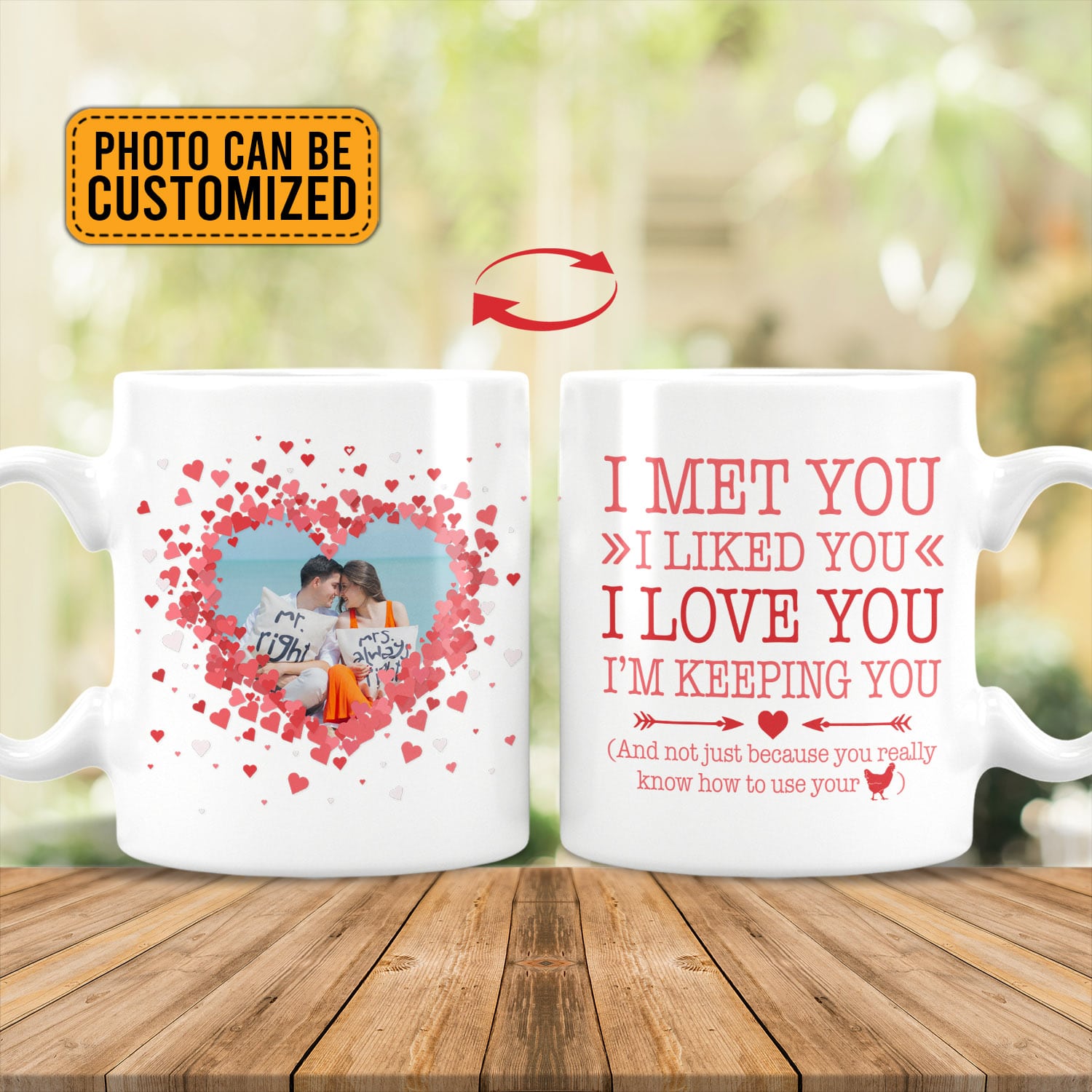 I Love You Mug Personalized Gifts For Couples Funny I Met You I Liked You I Love You I Valentines Mugs For Him