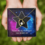 Custom Valentine Gifts Star Map Constellation Necklace Under This Sky It All Began Forever Love Pendant Necklace