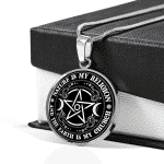 Nature Is My Religion And The Earth Is My Church Witch Luxury Circle Pendant Necklace
