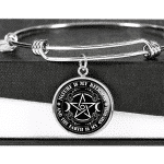 Nature Is My Religion And The Earth Is My Church Witch Luxury Circle Pendant Necklace