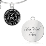 Nature Is My Religion And The Earth Is My Church Witch Luxury Circle Pendant Necklace