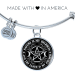 Nature Is My Religion And The Earth Is My Church Witch Luxury Circle Pendant Necklace