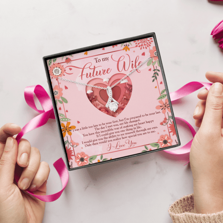 To My Future Wife I Was A Little Too Late To Be Your First Alluring Beauty Necklace - Valentines Necklace