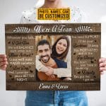 Personalized Photo We're A Team Whatever You Lack I Got You Couple Canvas Prints - Unframed Poster