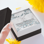 We're a Team Meeting You Was Fate Love You Forever Alluring Beauty Necklace