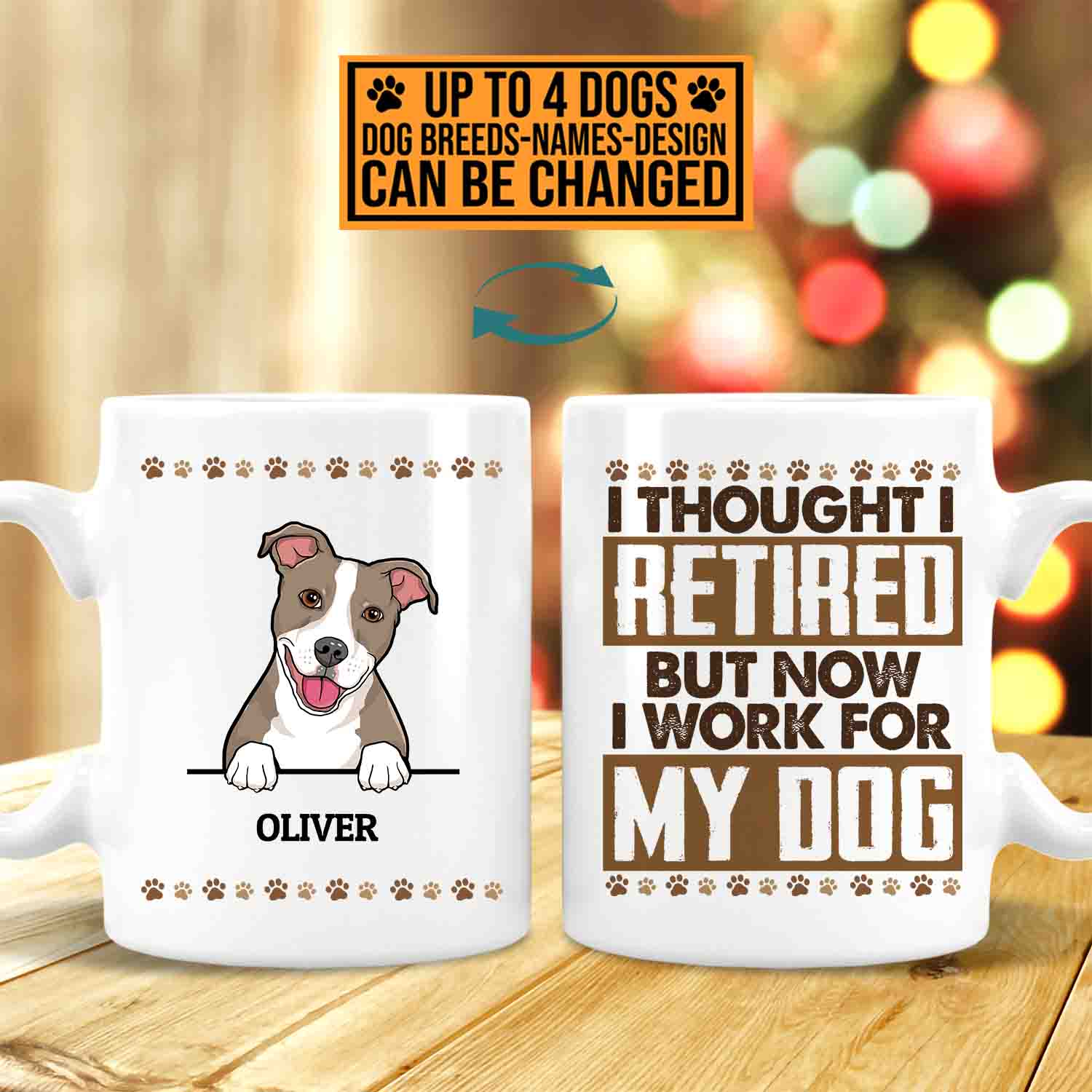 6VT. Dog I Thought I Retired mug mk1