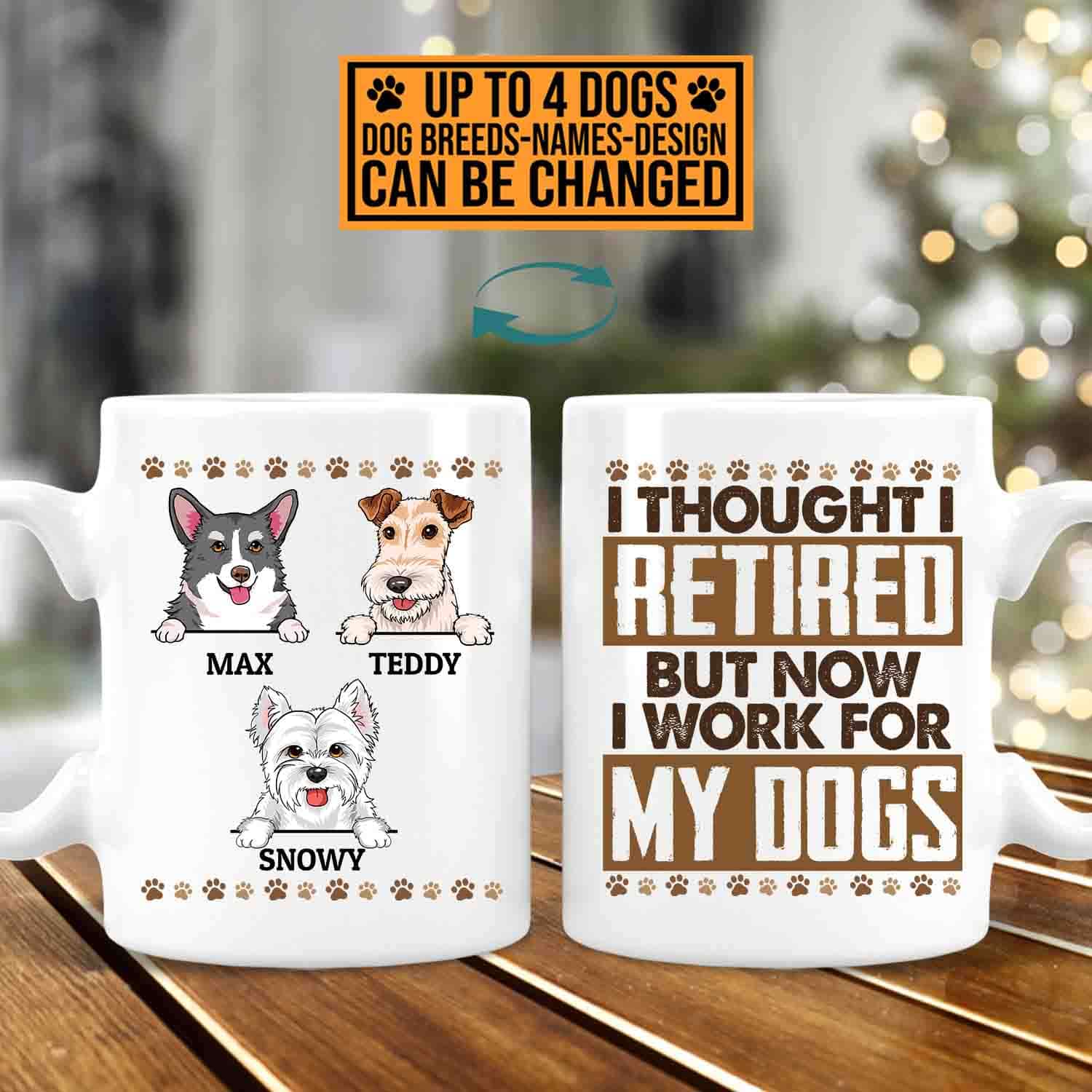 6VT. Dog I Thought I Retired mug mk3