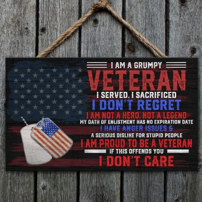 Wooden Door Sign