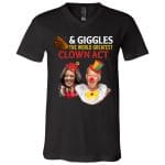 4Th. Shit and Giggles (6), Black, V-Neck T-Shirt