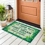 5VT. An Irish Man And His Lucky Charm (Sample Design) Doormat mockup 8