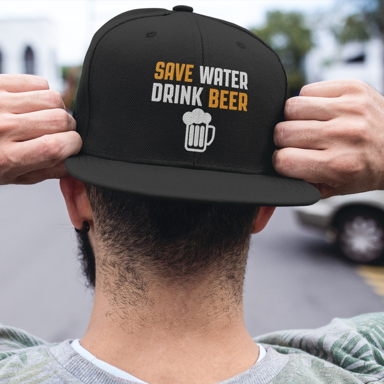 25HG. Save Water Drink Beer HAT mk1