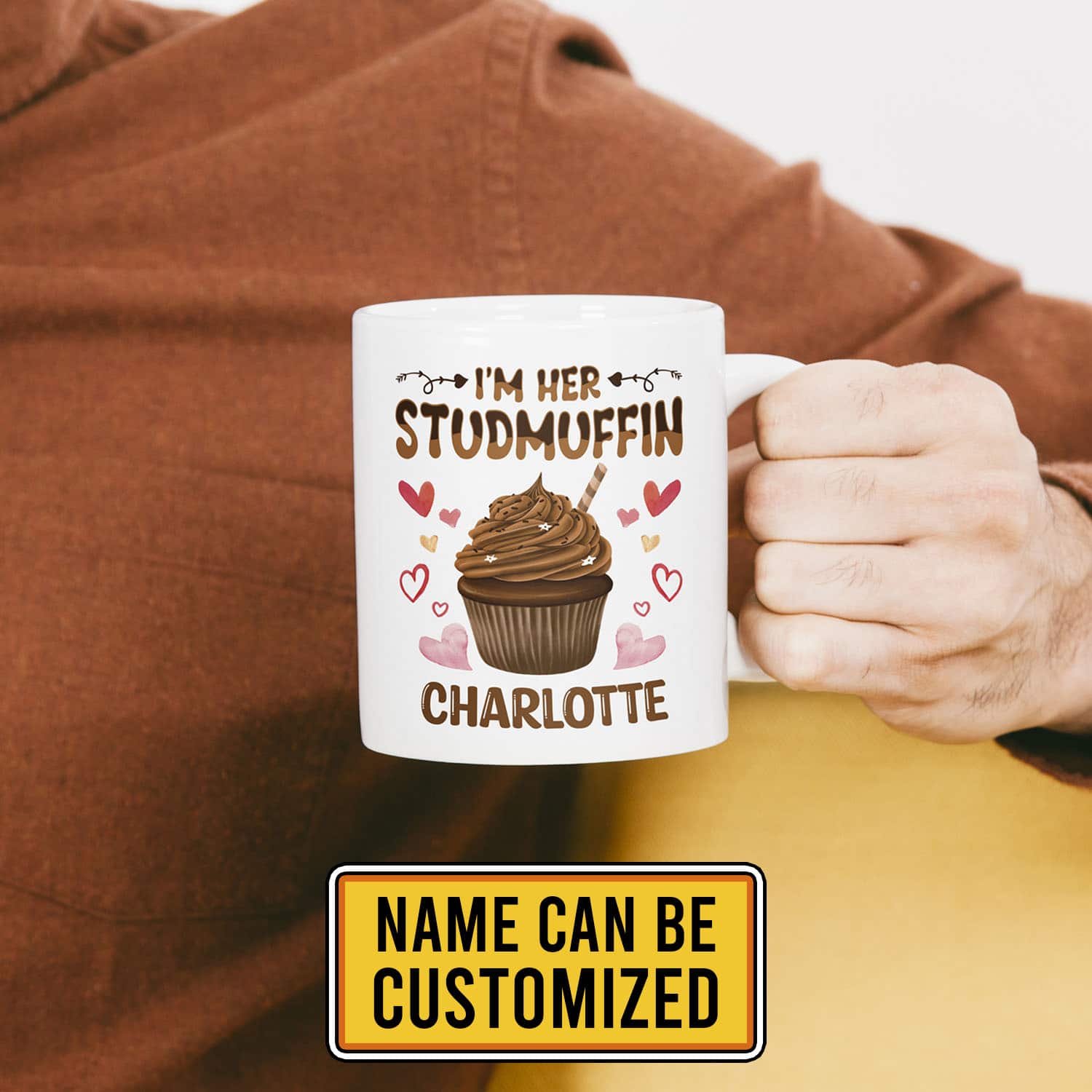 1O. Studmuffin Cupcake Mockup 3