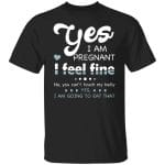 3O. I Am Pregnant (6), Black, Unisex T-Shirt