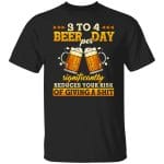 5. 3 To 4 Beers(5), Black, Unisex T-Shirt
