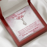 To My Gorgeous Wife You're Not Just My Friend You're My Love You're My Everything Alluring Beauty Necklace