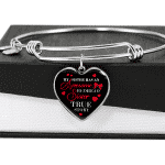 My Sister Has An Awesome Redhead Sister True Story Luxury Heart Pendant Necklace - Bangle - Redhead Gifts