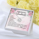 I Can't Imagine My Life Being Complete Without You Forever Your Love Knot Pendant Necklace
