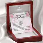 I Can't Imagine My Life Being Complete Without You Forever Your Love Knot Pendant Necklace