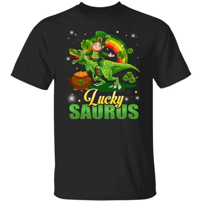 lucky tee, Black, Unisex T-Shirt