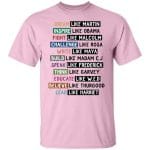 Dream Like Martin, Light Pink, Unisex T-Shirt