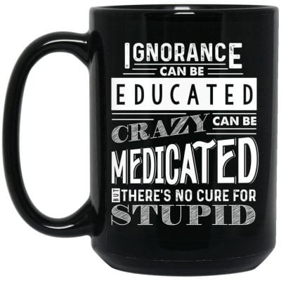 15 oz. Black Mug