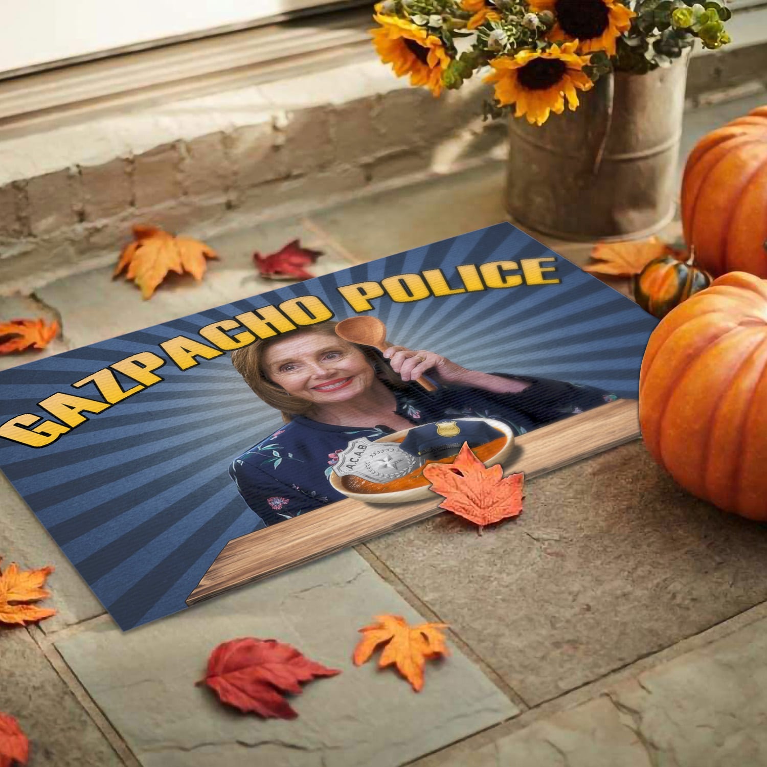2O. Gazpacho Police (6) Doormat mockup 9