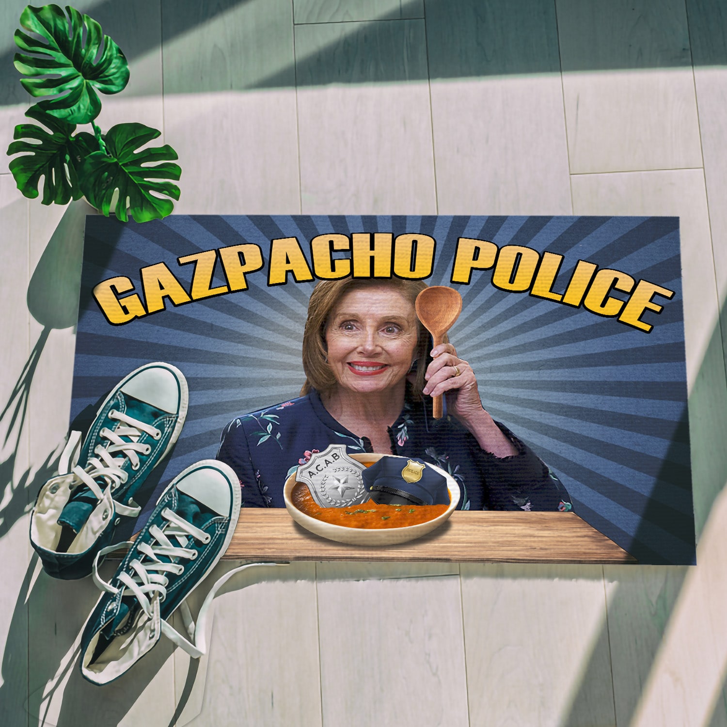 2O. Gazpacho Police (6) Doormat mockup 5