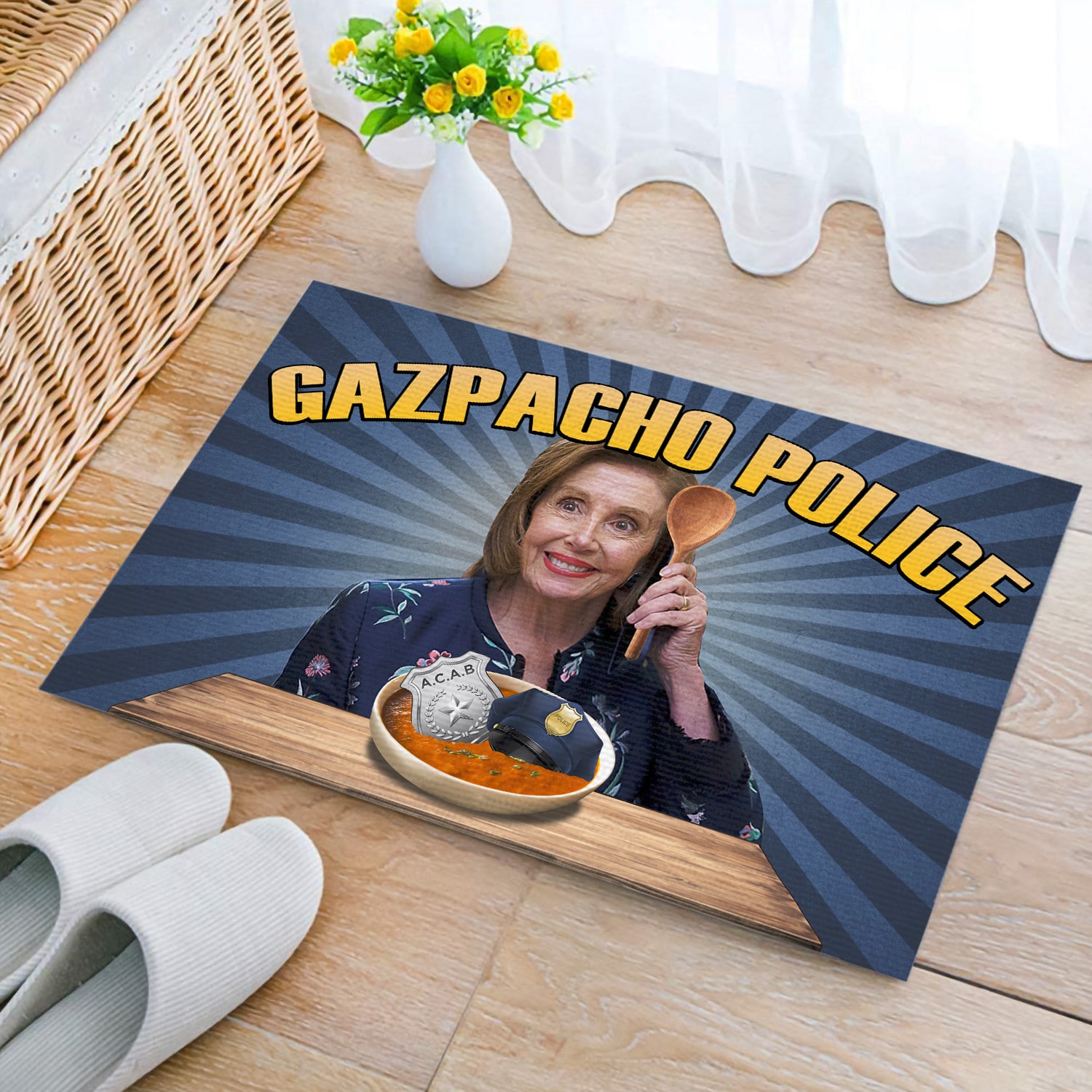 2O. Gazpacho Police (6) Doormat mockup 2