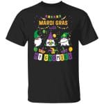 9Th. Mardi Gras Gnomie, Black, Unisex T-Shirt