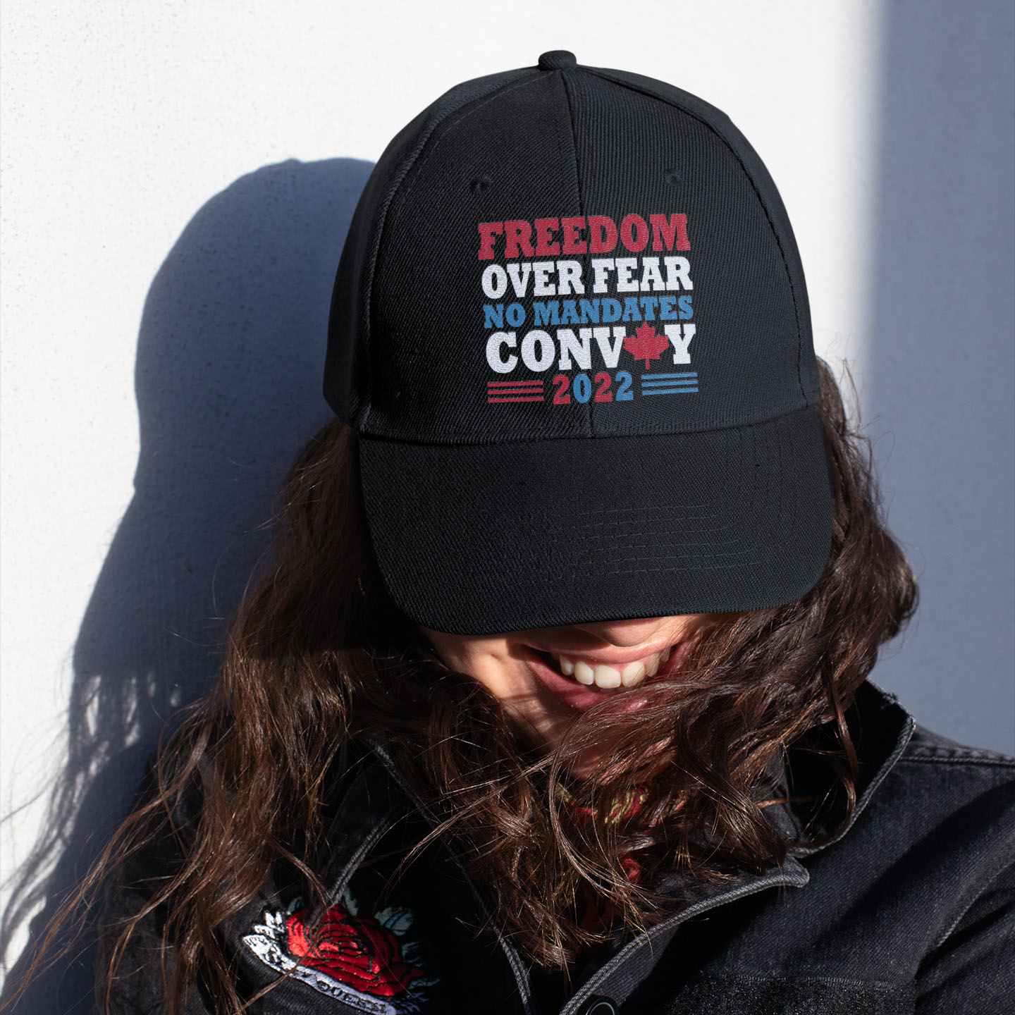 5VT. Freedom Over Fear Trucker Convoy hat mk1