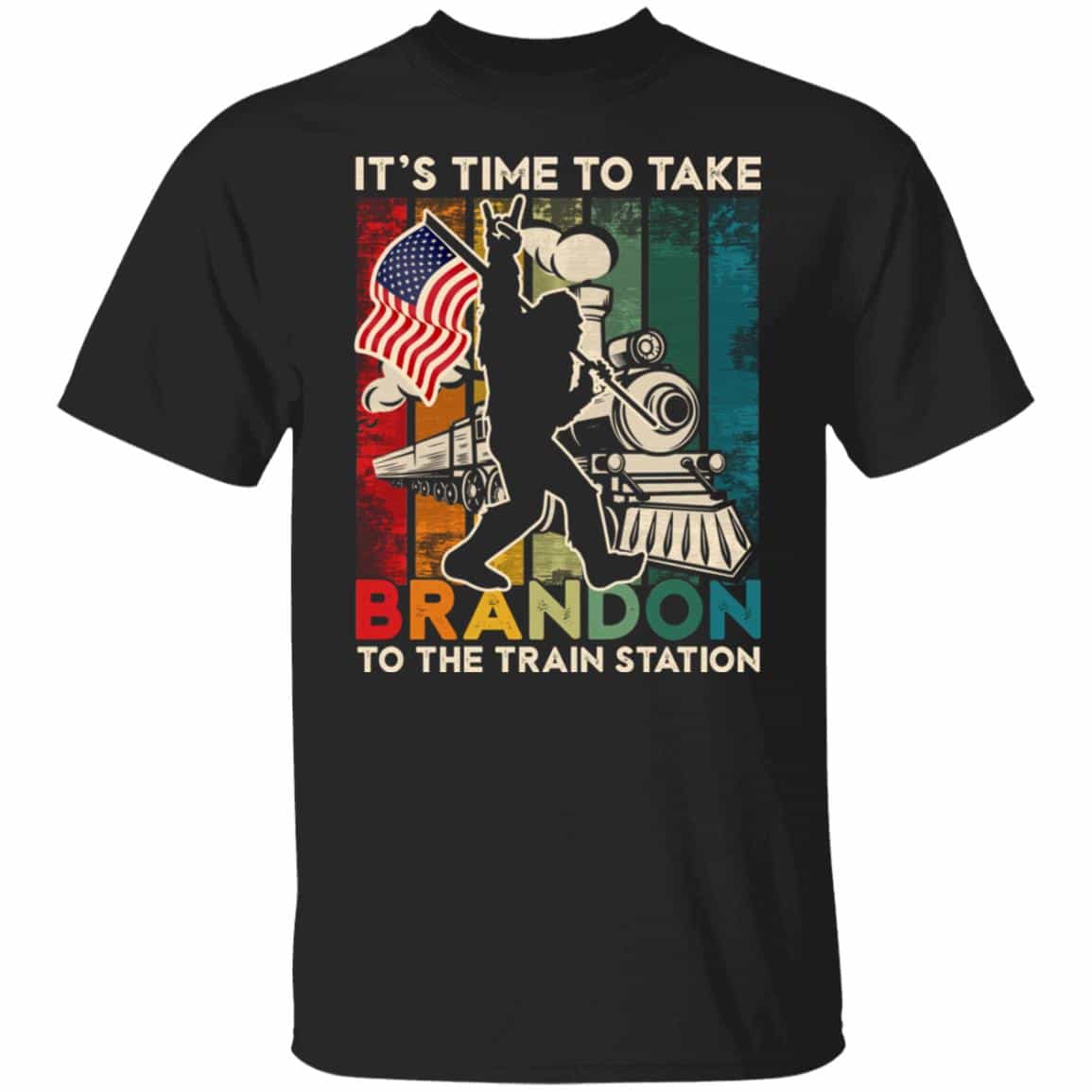 Take Brandon To The Train Station, Black, Unisex T-Shirt Take Brandon To The Train Station, Black, Unisex T-Shirt