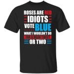 rose 1, Black, Unisex T-Shirt