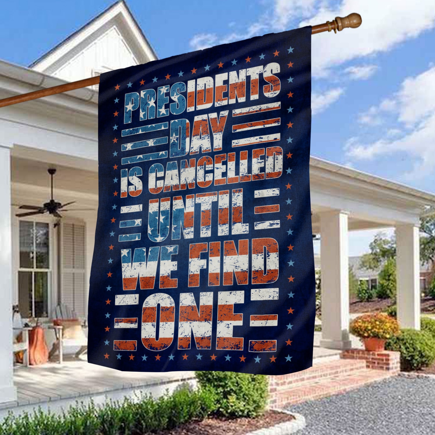 30x40 House Flag Mockup 3 var