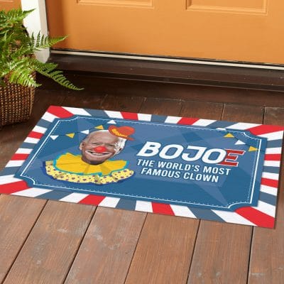 Alternative view of BoJoe The World's Most Famous Clown Funny Anti Biden Entrance Indoor Outdoor Decorative Doormat