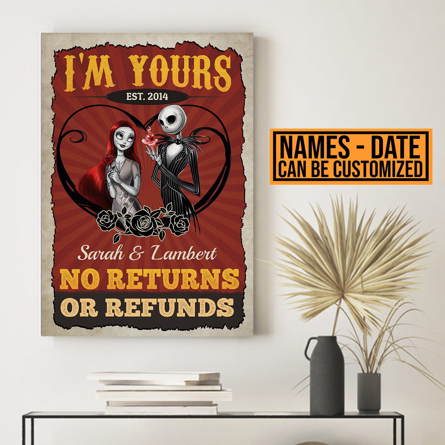 4VT. I'm Yours No Returns Jack Sally canvas mk3