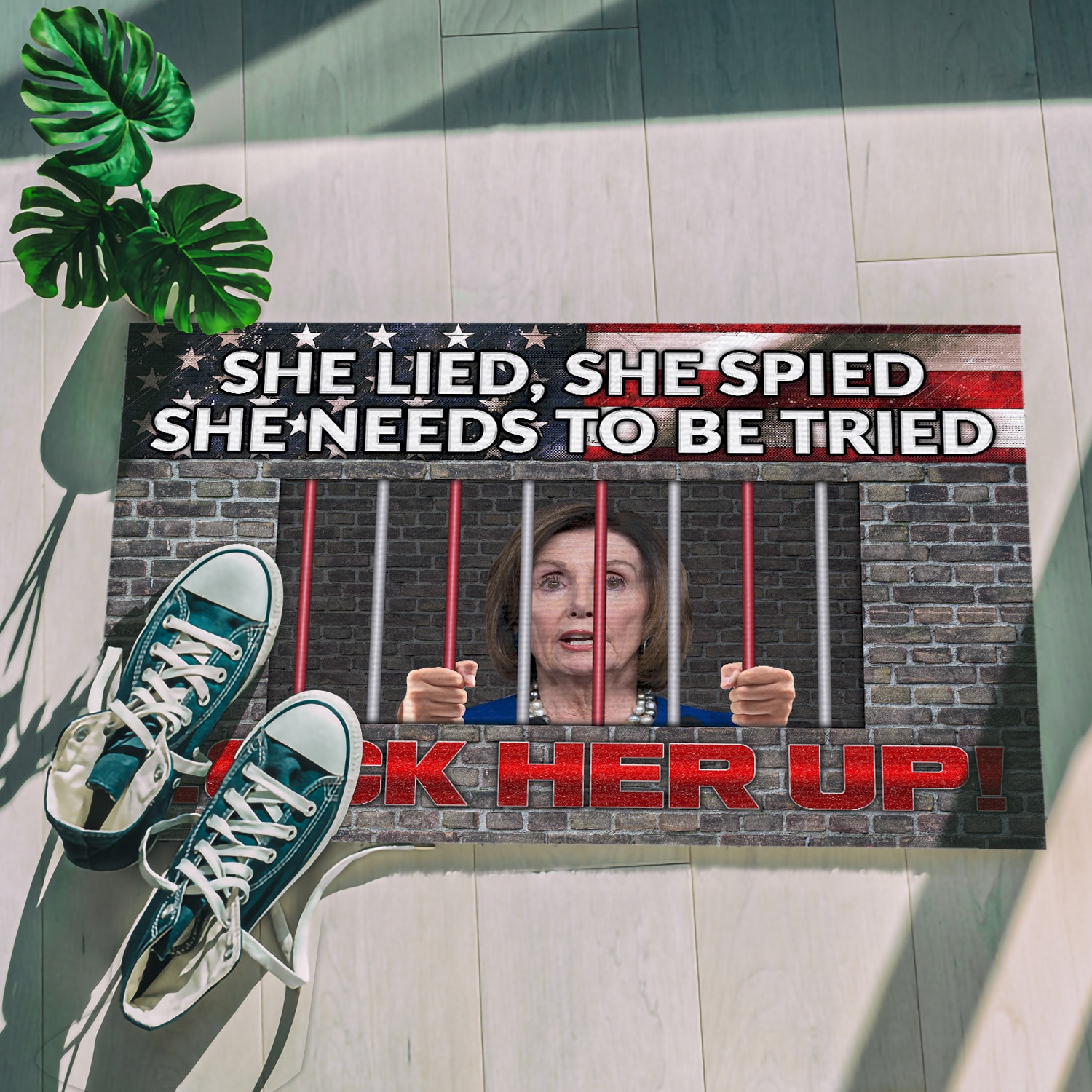 1H.Ưu tiên.She Lied Doormat mockup 5