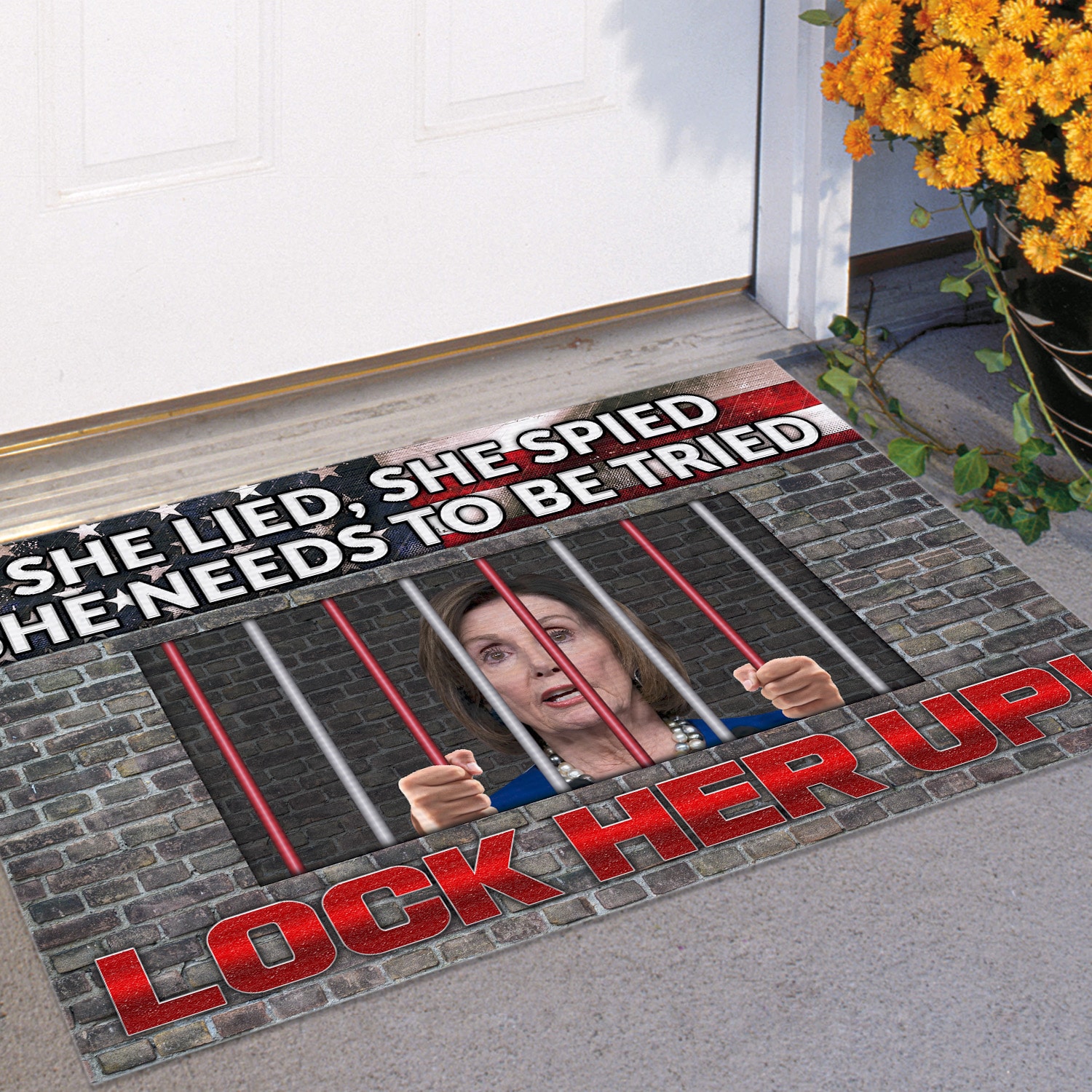 1H.Ưu tiên.She Lied Doormat Mockup 11