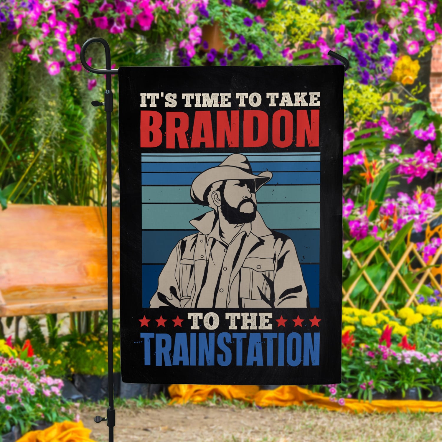 30x40 Garden Flag Mockup 4