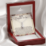 To My Daughter-In-Law We Both Love The Same Man Alluring Necklace From Mom - Birthday Gift To Daughter