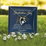 To A Beautiful Girl On Her Graduation Day She Believe Forever Heart Pendant Necklace