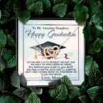 To My Amazing Daughter Happy Graduation Life Has Been A Little Different Interlocking Hearts Pendant Necklace